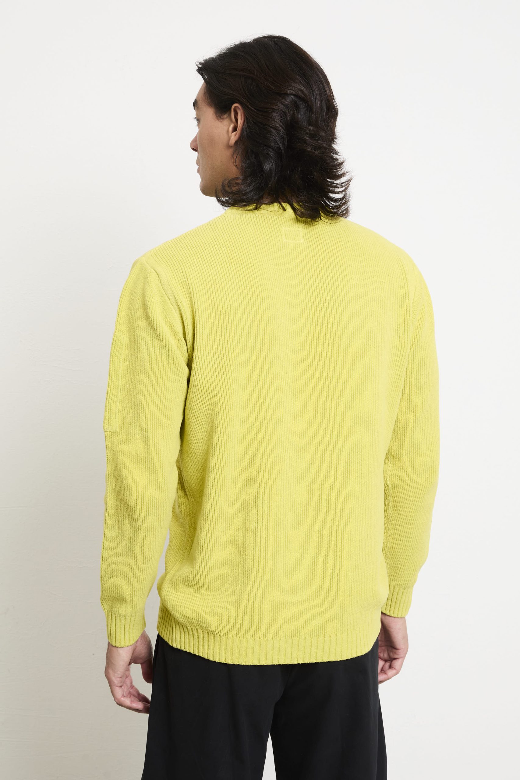 CP Company 2078 Maglia giallo fluo ciniglia - immagine 7