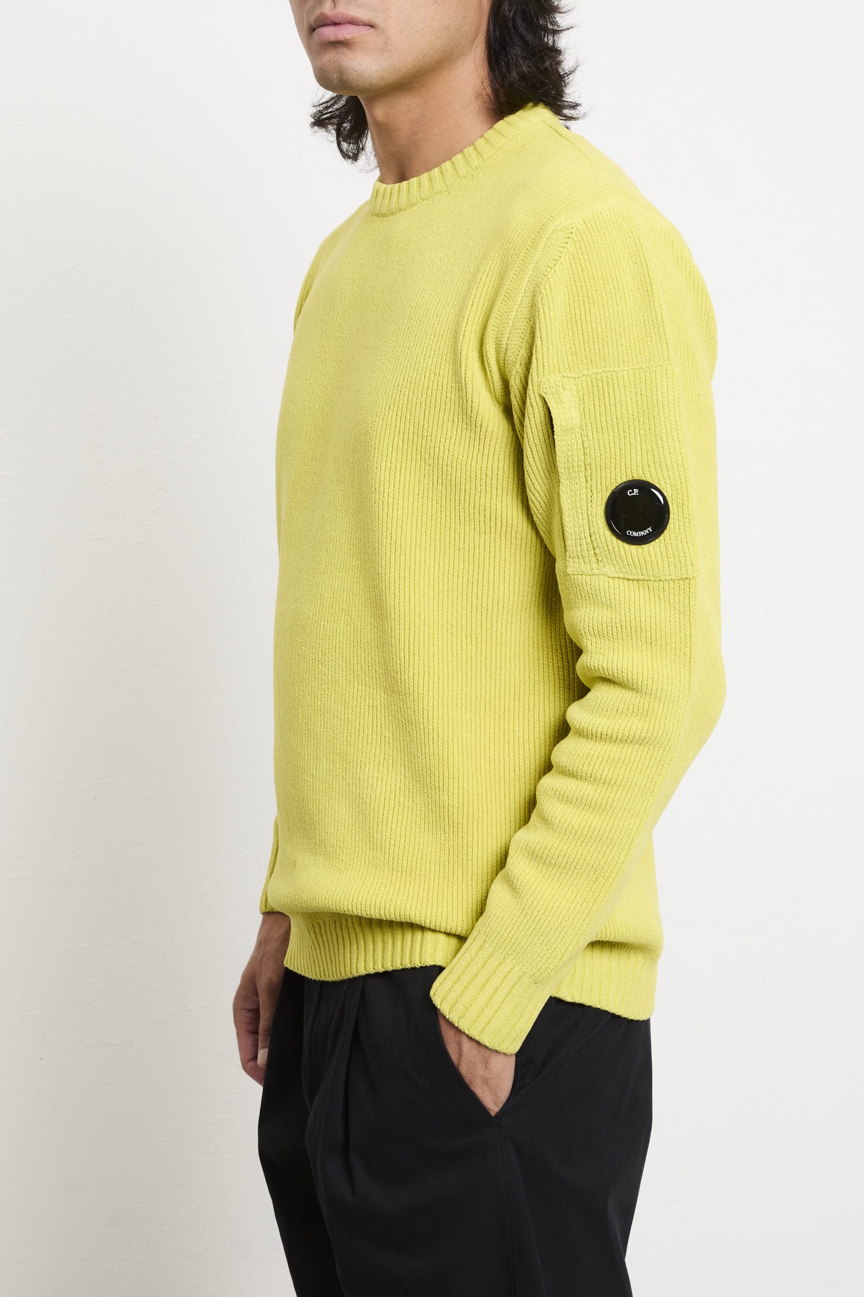 CP Company 2078 Maglia giallo fluo ciniglia - immagine 5