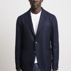 Tagliatore 3557 Giacca tramata blu