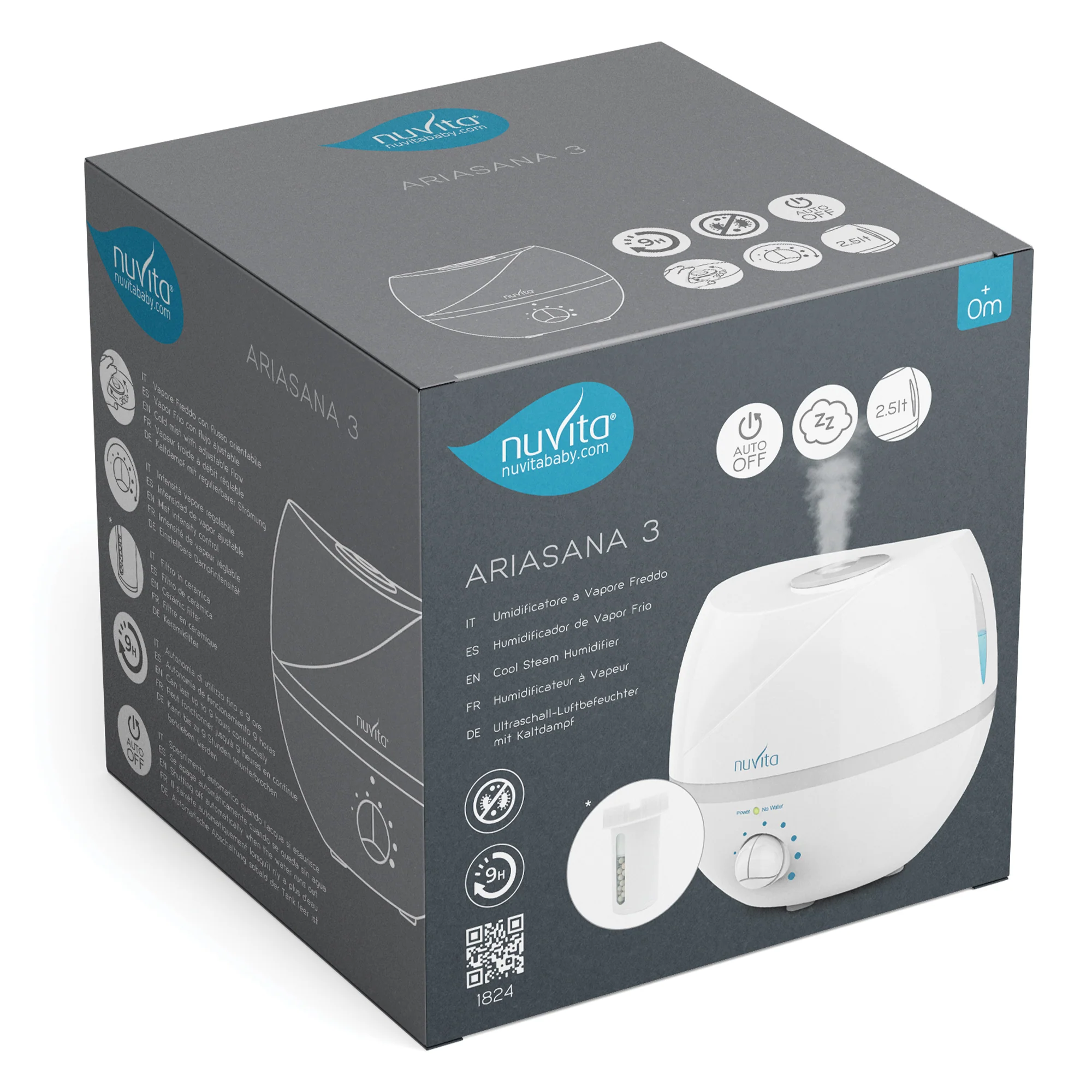 Nuvita Umidificatore a freddo Ariasana 3 - immagine 4