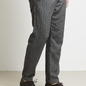 Reworked 2509 Pantalone grigio Volo fantasia in lana