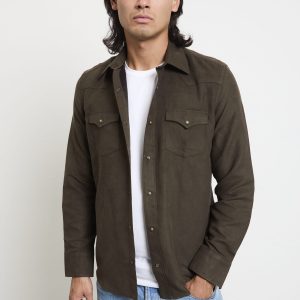 Alley Docks 2026 Camicia verde alcantara