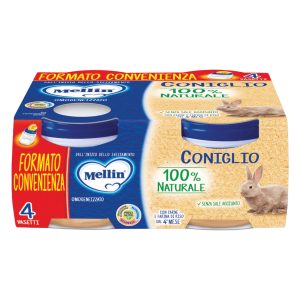 Mellin Omogeneizzato di Coniglio 320 g (4x80 g)