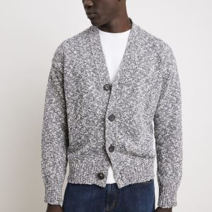 Tagliatore 3565 Cardigan blu melange