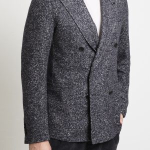 Tagliatore 2655 Giacca blu Doppiopetto bouclè