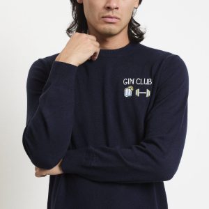 Saint Barth 2704 Maglia blu "Gin club"