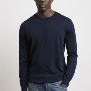 Reworked 3453 Maglia manica lunga blu