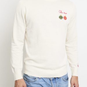 Saint Barth 2716 Maglia panna "Che due..."