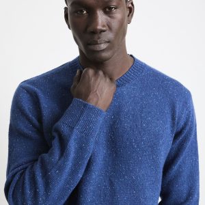 Selected 2624 Maglione azzurro melangé