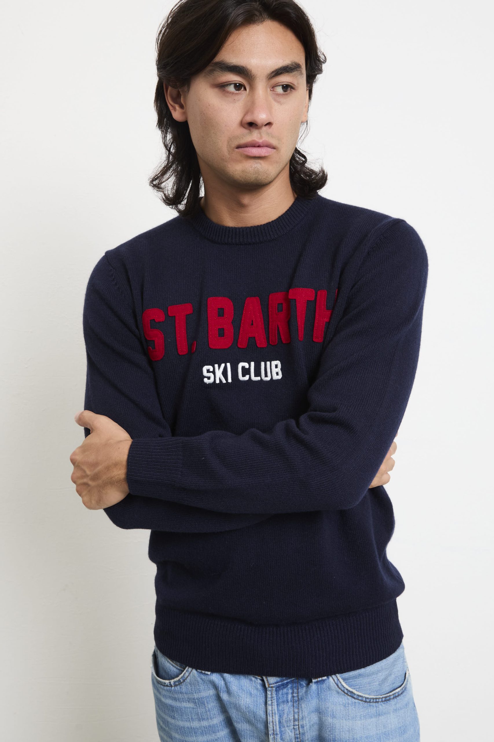 Saint Barth 2711 Maglia blu "Ski Club"
