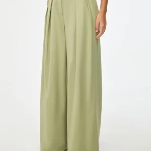 PANTALONI A PALAZZO Verde Opale - iBLUES