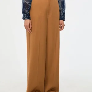 PANTALONI WIDE LEG Tabacco - iBLUES