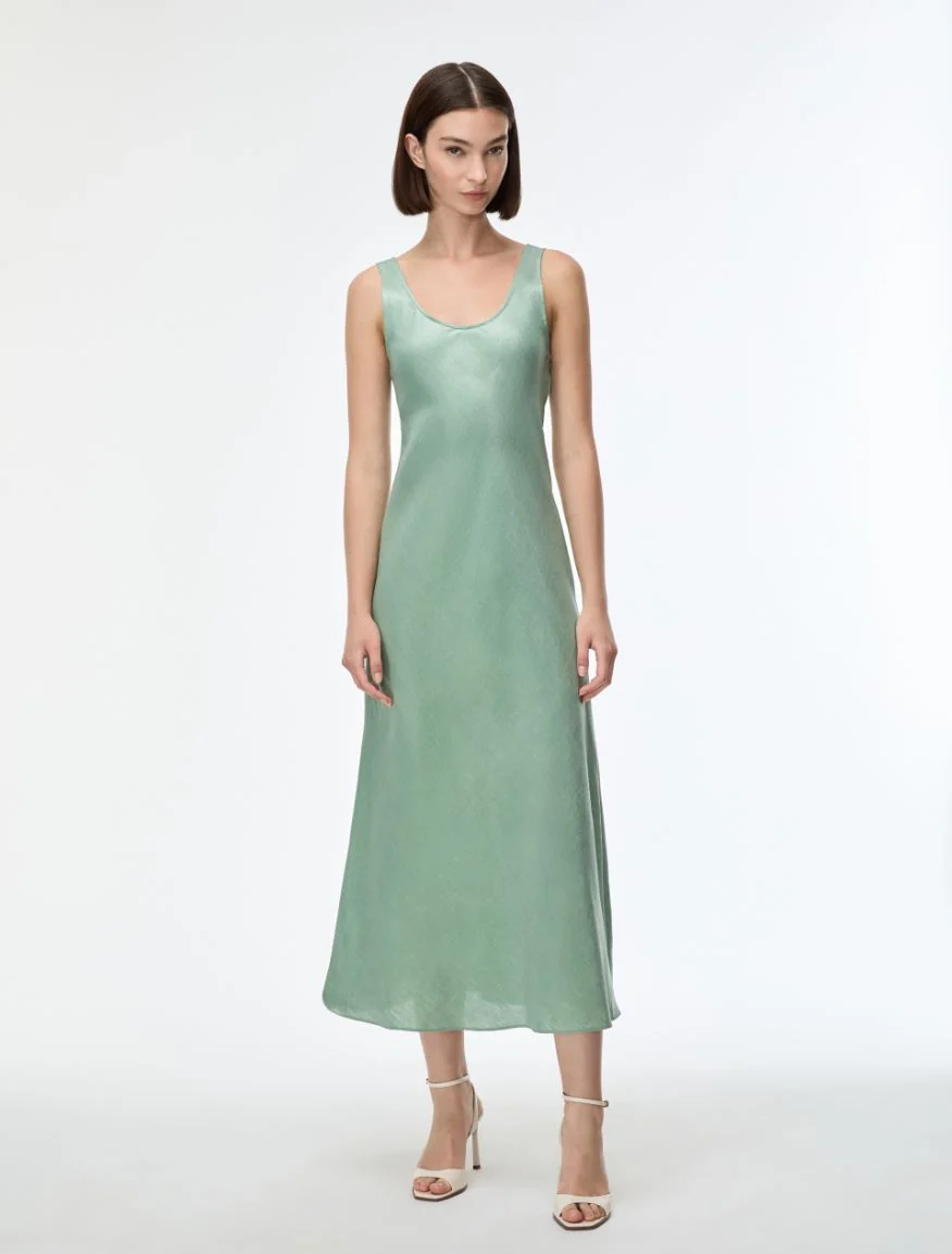 ABITO IN MISTO LINO Salvia - iBLUES - immagine 3