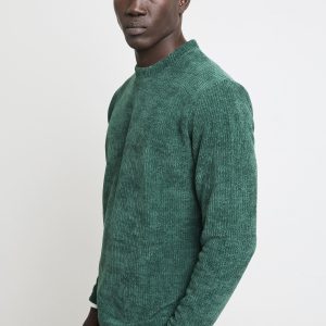 Reworked 2536 Maglia ciniglia doppia verde