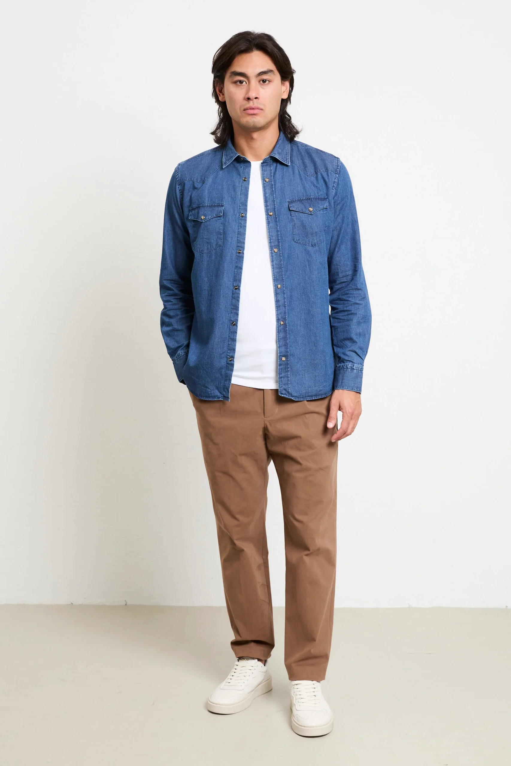 Alley Docks 2034 Camicia denim blu - immagine 6