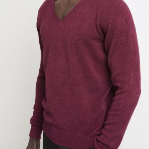 Reworked 2551 Maglia V burgundy