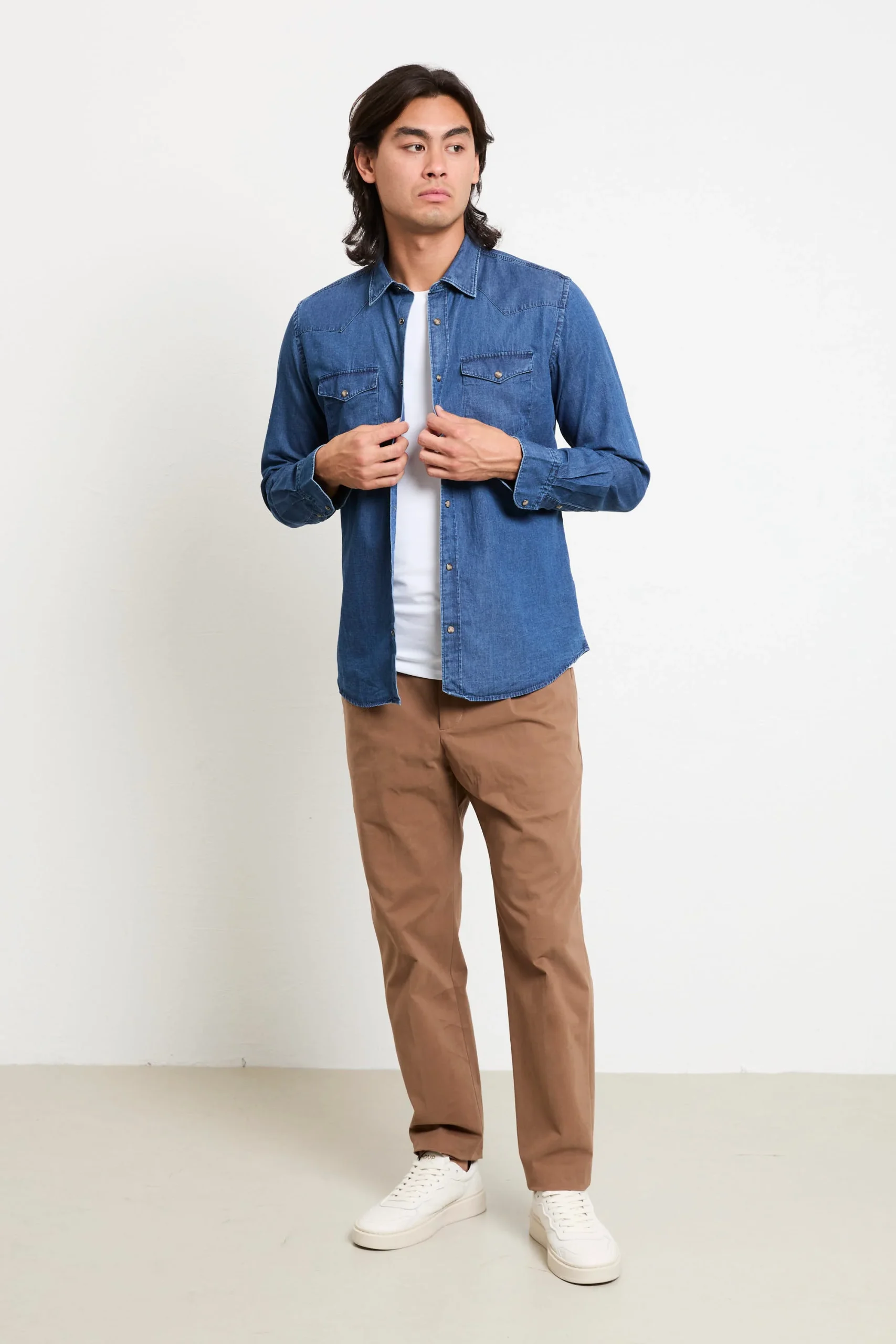 Alley Docks 2034 Camicia denim blu - immagine 8
