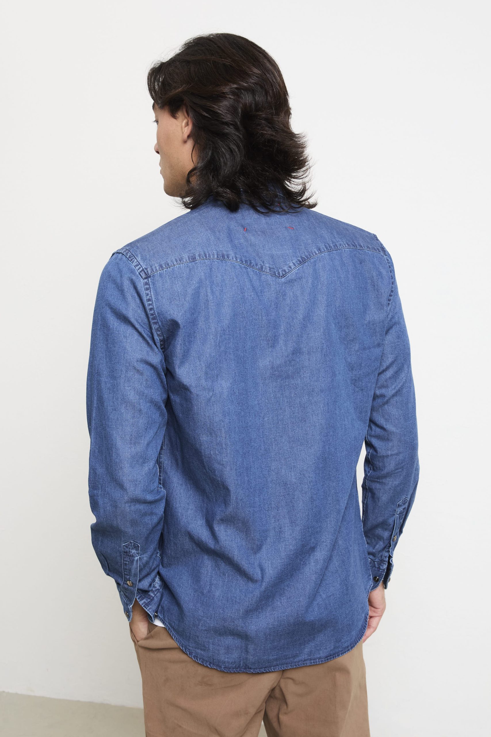 Alley Docks 2034 Camicia denim blu - immagine 4