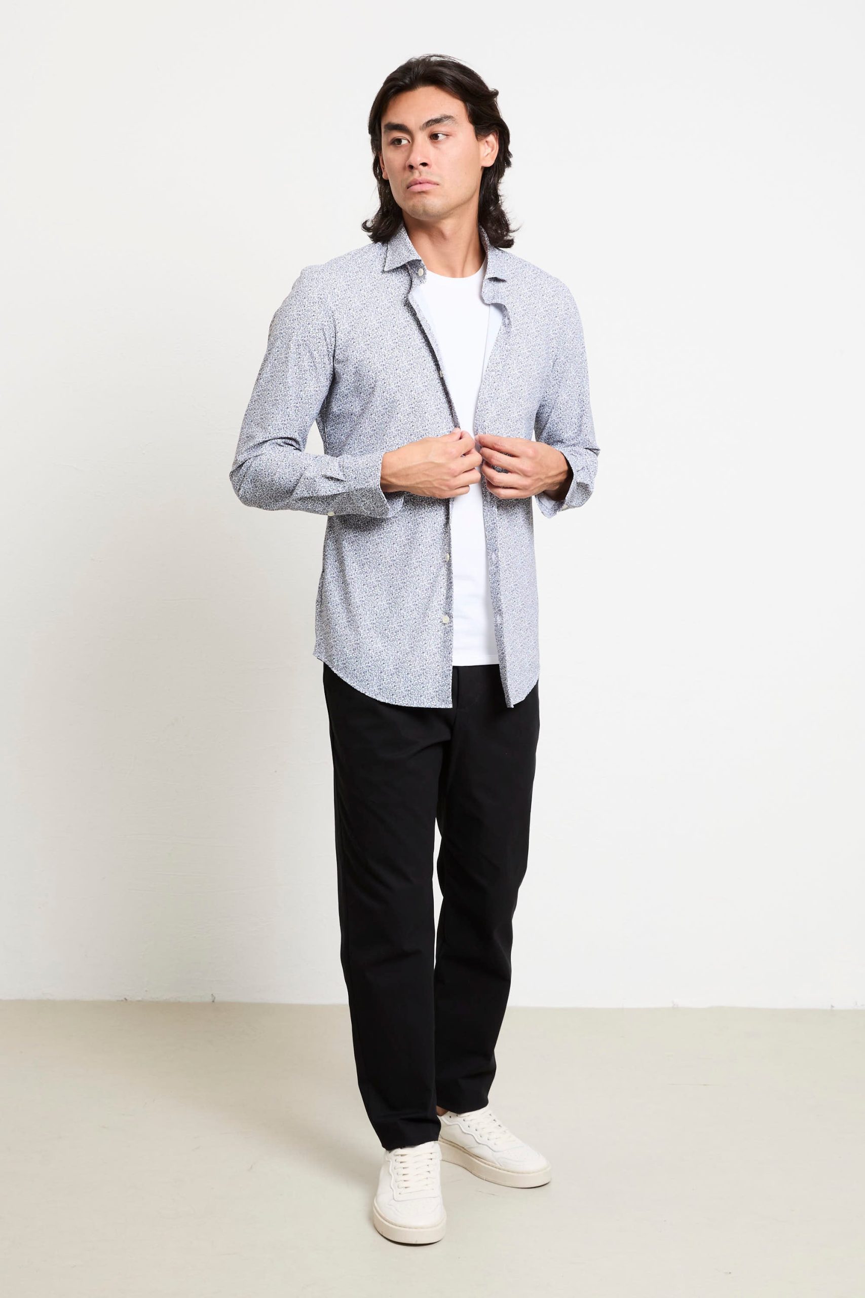 Alley Docks 2031 Camicia no-stiro fantasia - immagine 6