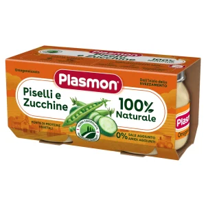 Plasmon Omogeneizzato di Piselli e Zucchine 160 g (2x80 g)