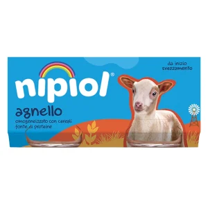 Nipiol Omogeneizzato di Agnello 160 g (2x80 g)