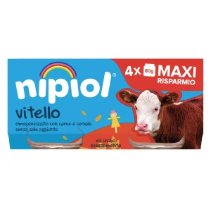 Nipiol Omogeneizzato di Vitello 320 g (4x80 g)