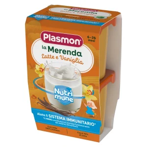 Plasmon Merenda Latte e Vaniglia Nutrimune 240 g (2x120 g)