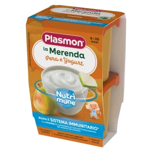 Plasmon Merenda Pera e Yogurt Nutrimune 240 g (2x120 g)