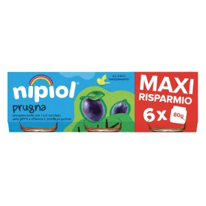 Nipiol Omogeneizzato di Prugna 480 g (6x80 g)