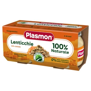Plasmon Omogeneizzato di Lenticchie con carote 160 g (2x80 g)