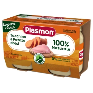 Plasmon Omogeneizzato di Tacchino e Patate Dolci 240 g (2x120 g)