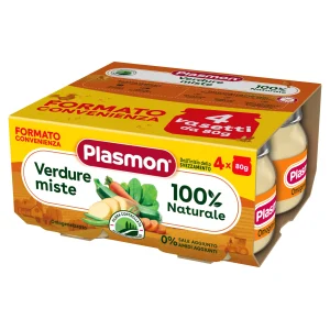 Plasmon Omogeneizzato di Verdure Miste 320 g (4x80 g)