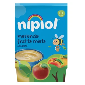 Nipiol Merenda di Frutta Mista 200 g (2x100 g)