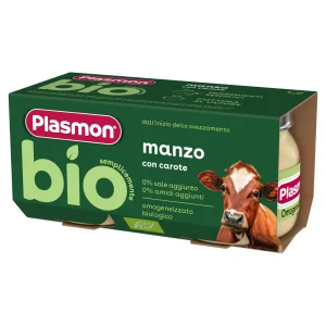 Plasmon Semplicemente Bio Omogeneizzato di Manzo Bio 160 g (2x80 g)