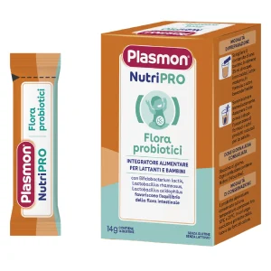 Plasmon Integratore Flora Intestinale NutriPRO Flora Probiotici 14 g (14 bustine da 1 g)