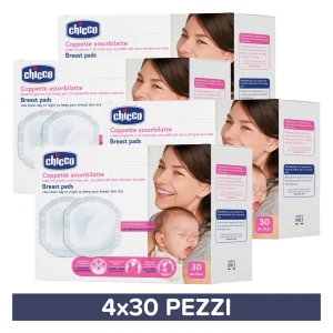 Chicco Coppette Assorbilatte Quadripack 120 pezzi (4x30 pezzi)