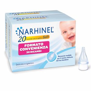 Narhinel Ricambi Morbidi per Aspiratore Nasale Soft 30 pezzi