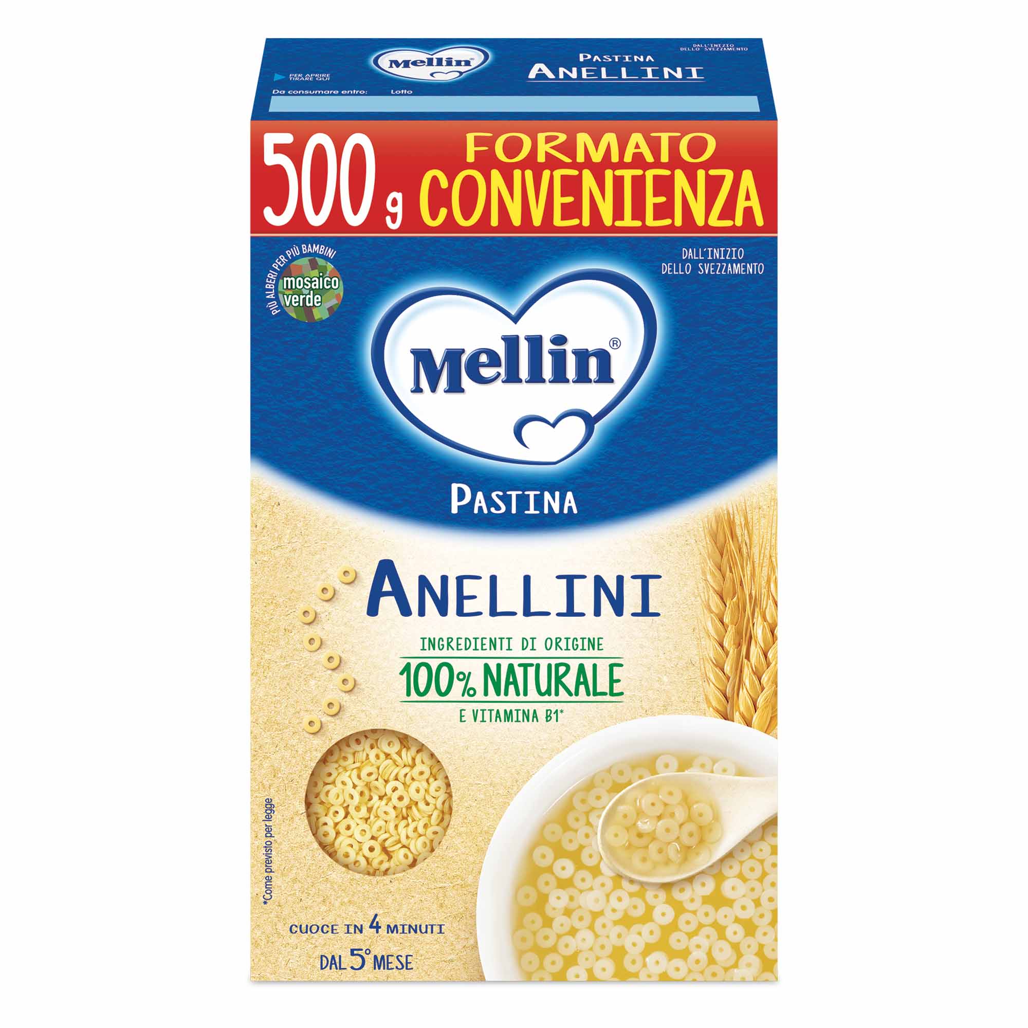Mellin Pastina Anellini 500 g