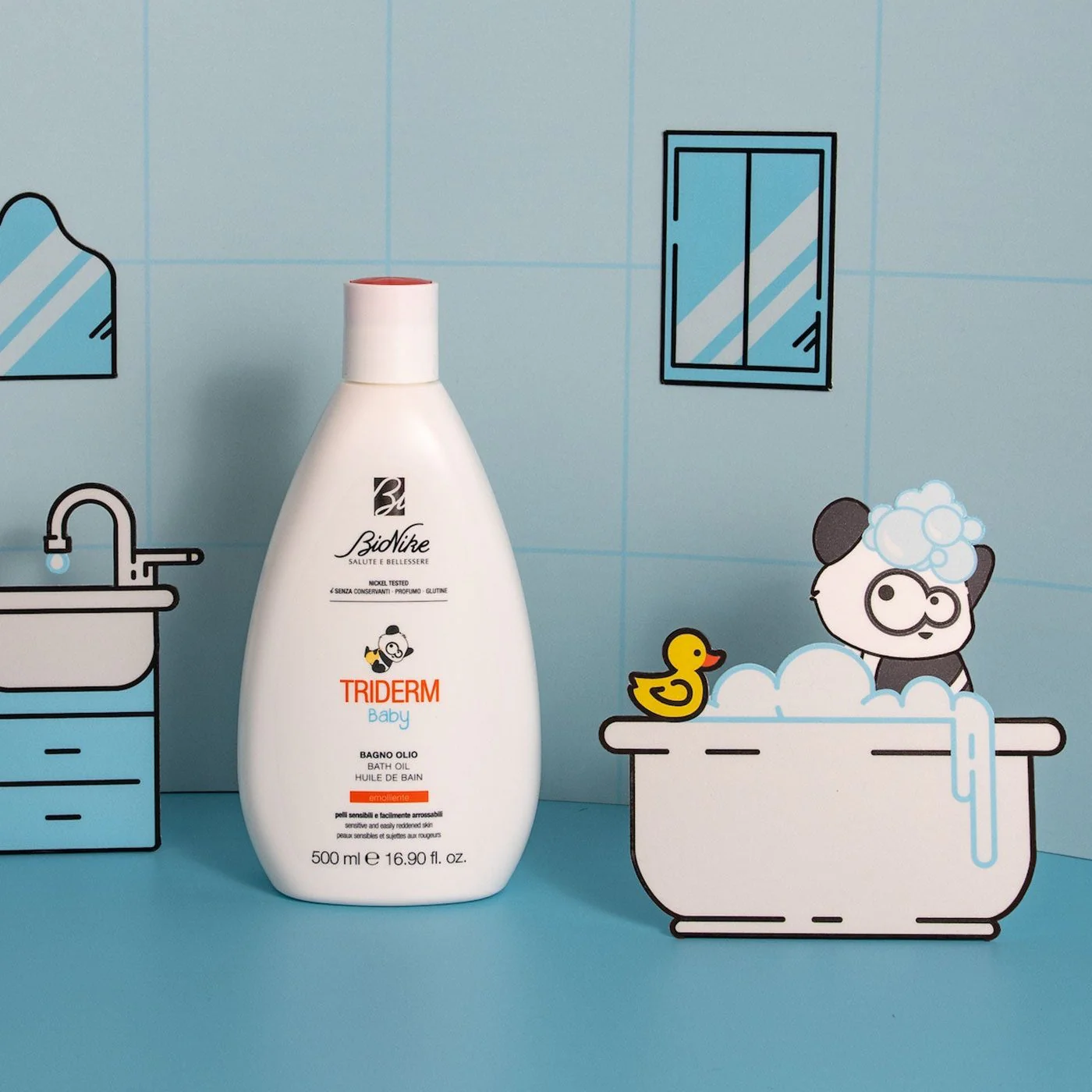 BioNike Olio Bagno Triderm Baby 500 ml - immagine 3