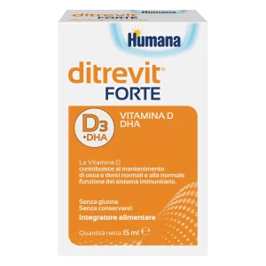 Humana Integratore Vitamina D3 e DHA Ditrevit Forte 15 ml