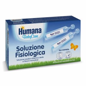 Humana BabyCare Soluzione Fisiologica Monodose 20 flaconcini da 5 ml