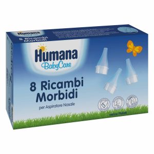 Humana BabyCare Ricambi Morbidi per Asipiratore Nasale 8 pezzi