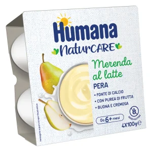 Humana Merenda al Latte e Pera 400 g (4x100 g)