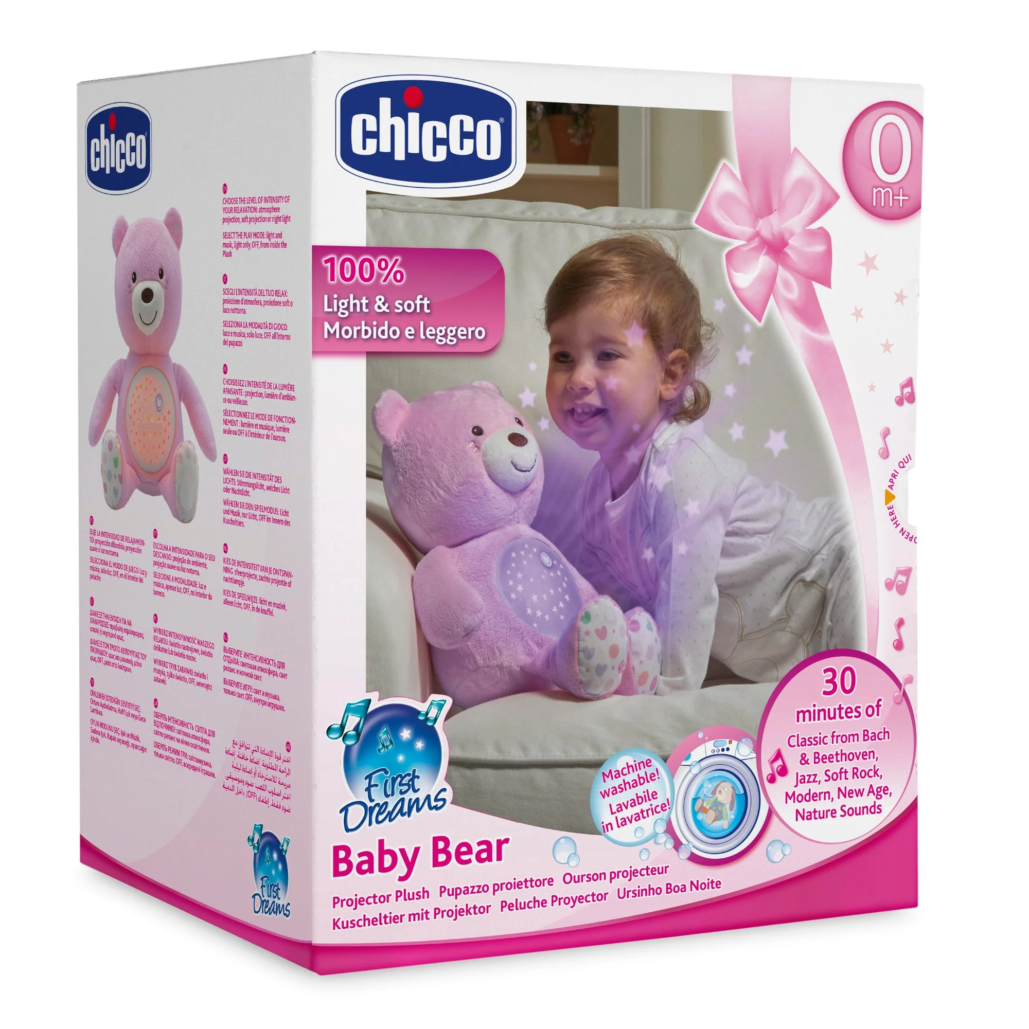 Chicco Peluche Proiettore First Dreams Baby Bear +0m - immagine 8