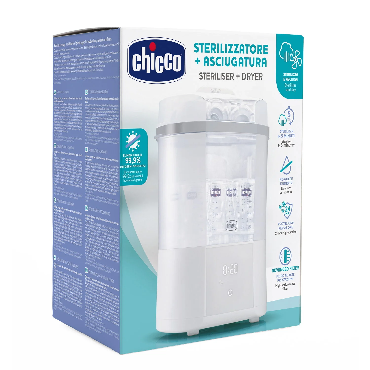 Chicco Sterilizzatore con Asciugatura - immagine 4
