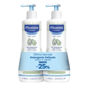 Mustela Bipack Detergente Delicato Corpo e Capelli 1000 ml (2x500 ml)