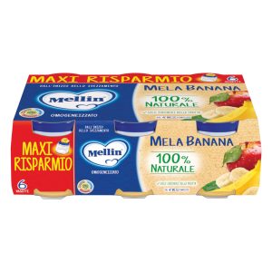 Mellin Omogeneizzato di Mela e Banana 600 g (6x100 g)