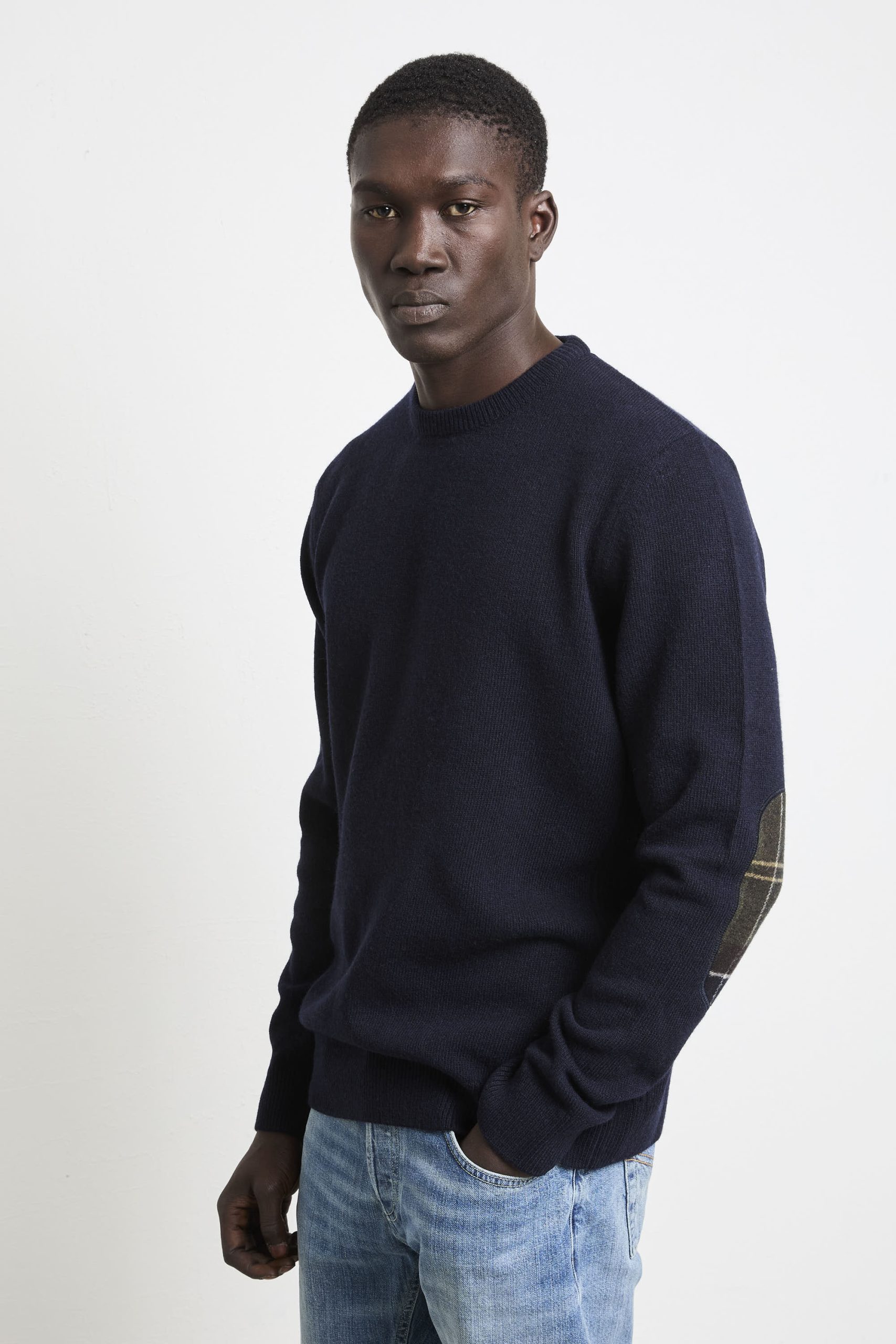 Barbour 2193 Maglione blu girocollo - immagine 3