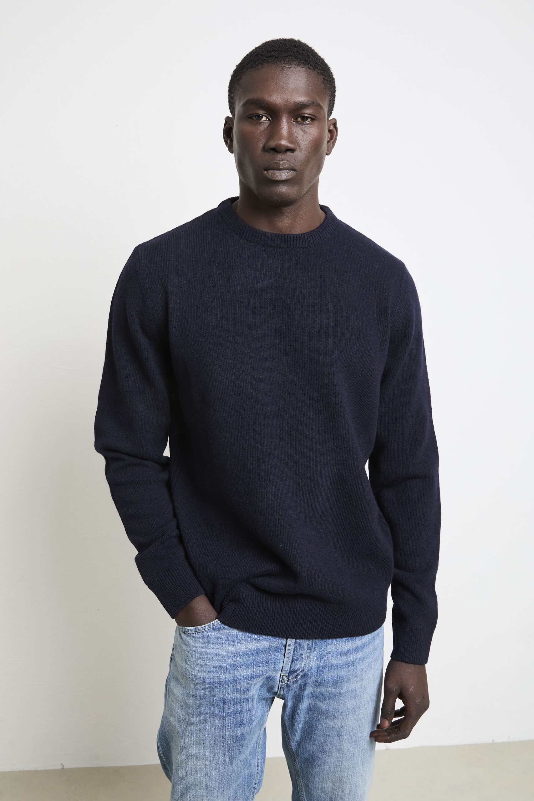 Barbour 2193 Maglione blu girocollo - immagine 5