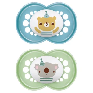 MAM Succhietto in silicone Original +6 mesi 2 pezzi